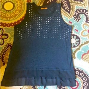 Dark heather gray Belldini dress tank top